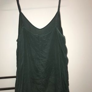 Green flowy aritzia tank top